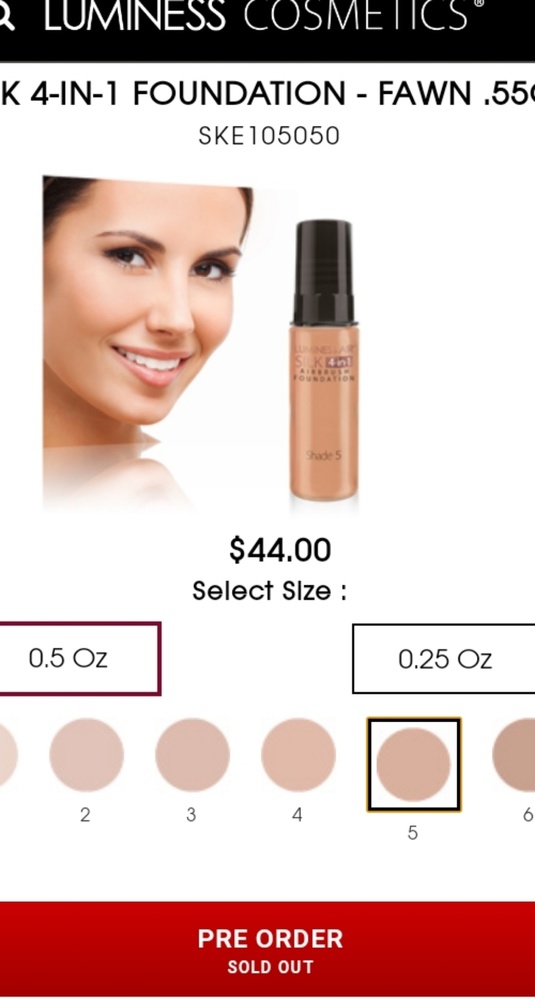 Luminess Air 4 in 1 shade 5.